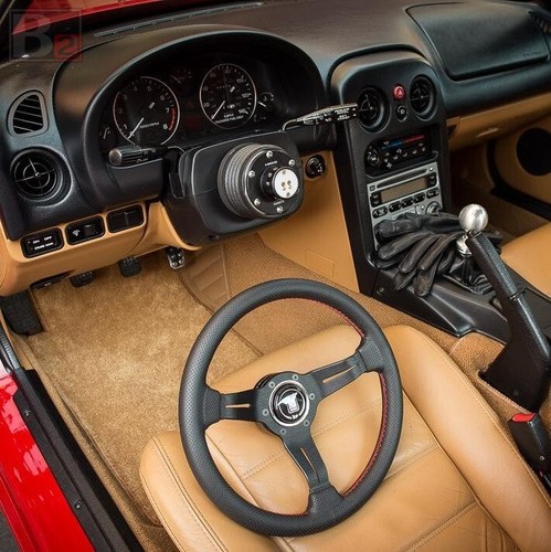 NRG Gen 2.0 Red Steering Wheel Quick Release Hub Kit Universal Fitment - Picture 3 of 4