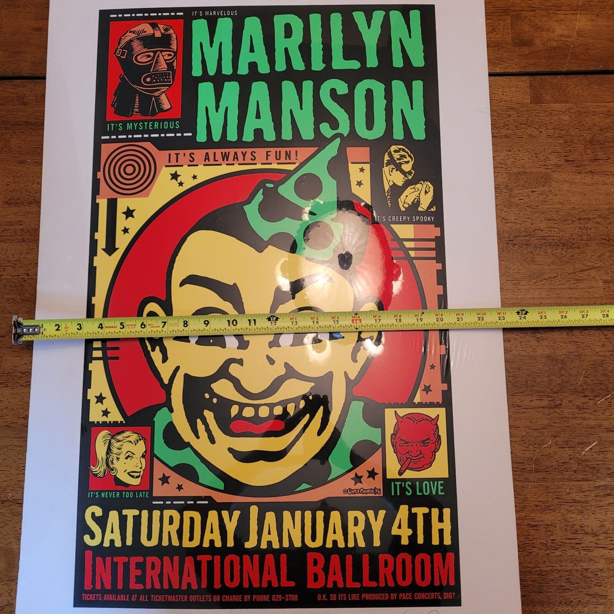 Marilyn Manson 96 Limited Edition Pop Art Poster Uncle