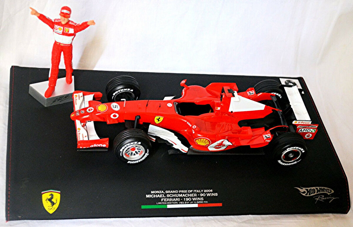 Ferrari 248 F1 Monza Italy 10.09. 2006 #5 M. Schumacher 1:18 Ferrari 248 F1 Monza Italy 10.09. 2006 #5 M. Schumacher 1:18