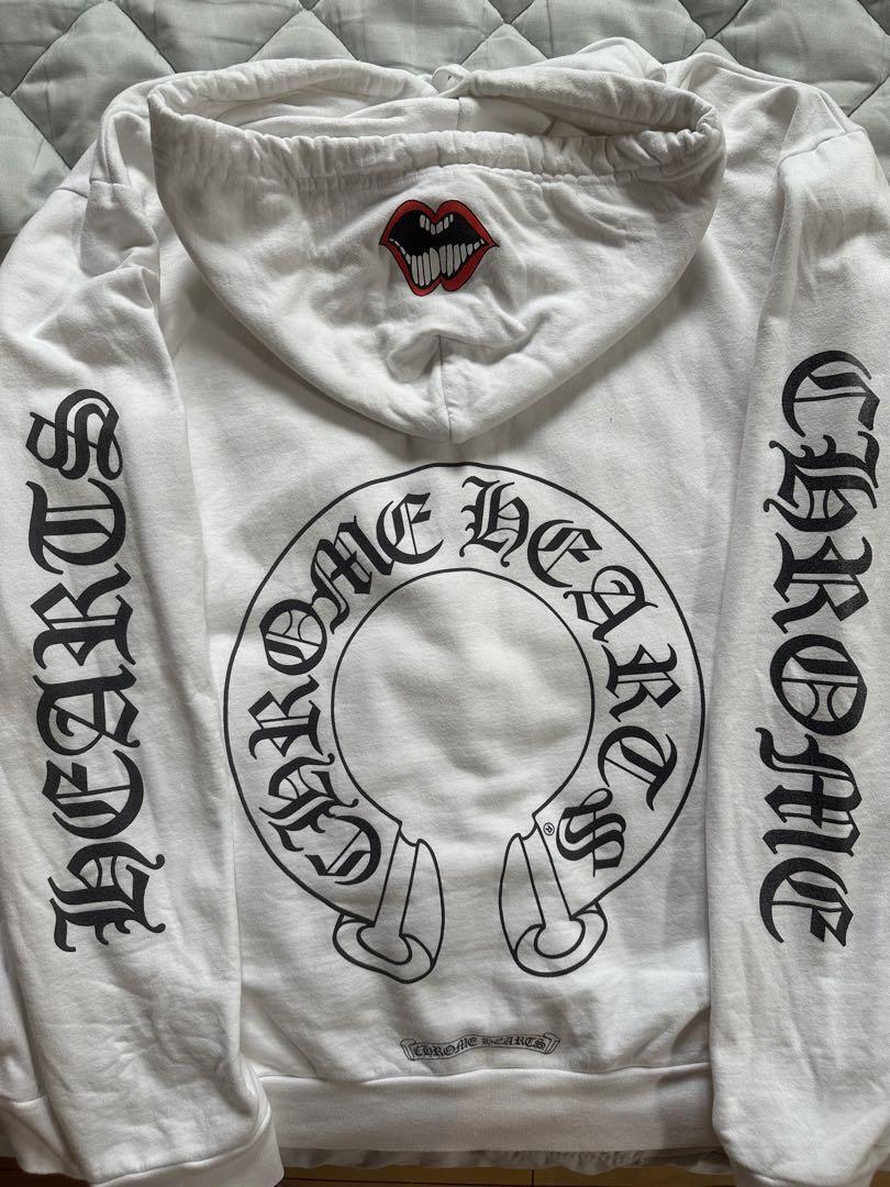 Chrome Hearts Matty Boy Hoodie Chomper Horseshoe White Men's Chrome Hearts Matty Boy Hoodie Chomper Horseshoe White Men's