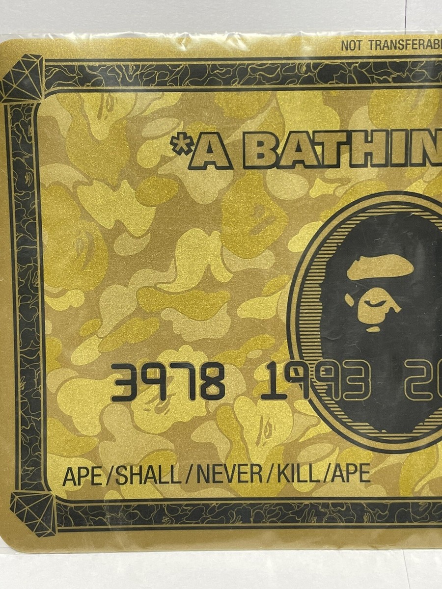 マウスパッド ゴールド会員 a bathing ape bape エイプ 000000005710_PORkgOX.jpg