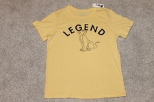 Disney's Lion King Legend Graphic T-Shirt Womens Small Short Sleeve Yellow NWT