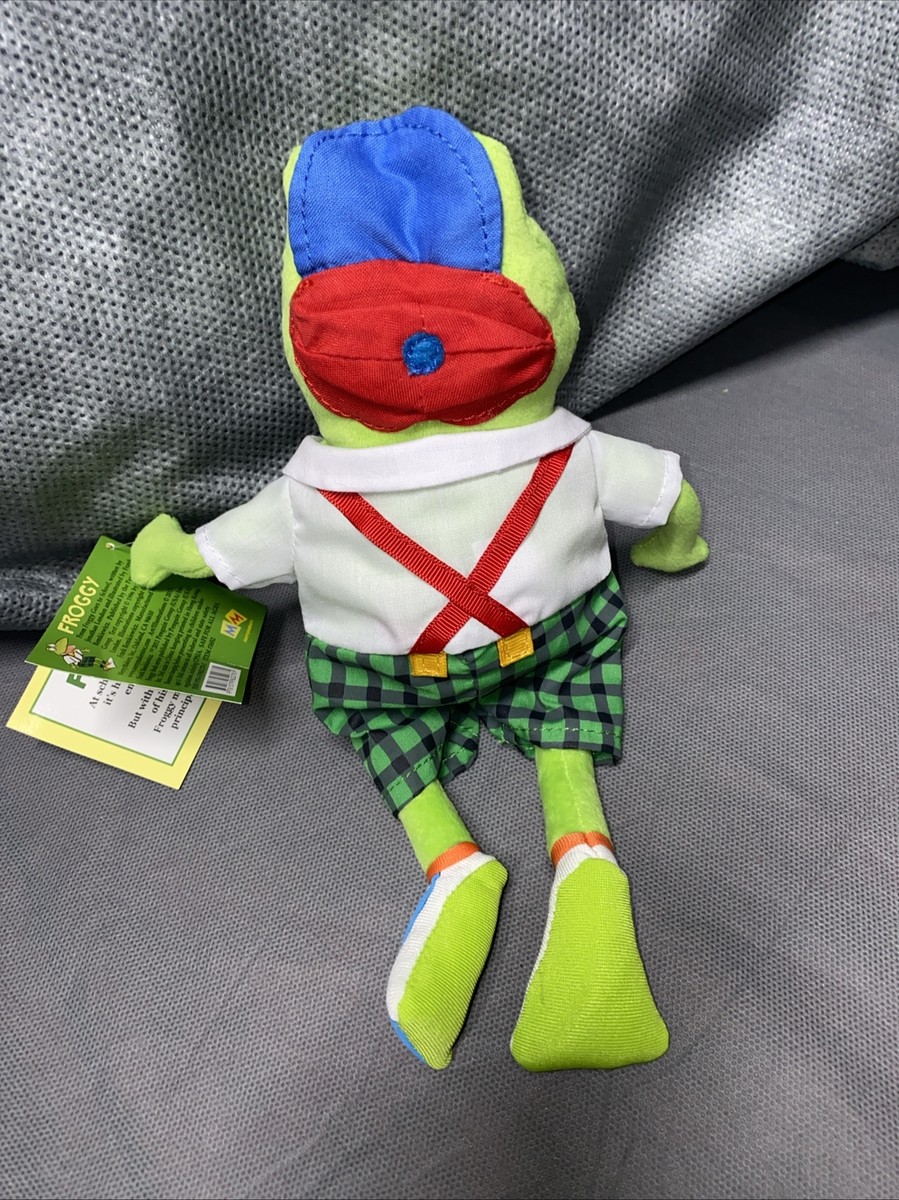 New Rare Merry Makers Froggy Frog Plush Toy Doll 11” Goes To The