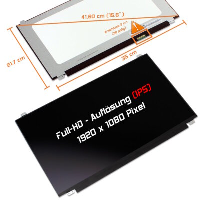 15,6'' LED Display matt passend für Asus VivoBook 15 F505 X505 350mm Full-HD