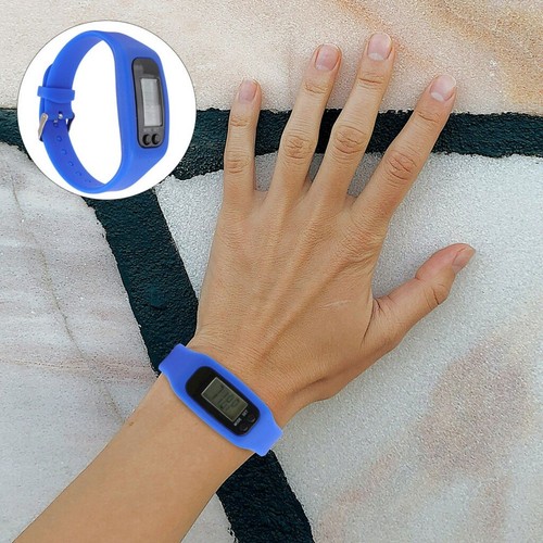 2PCS UOMINI DONNE OROLOGIO ELETTRONICO Digitale LCD Contapassi Corsa Passo  Disto | eBay