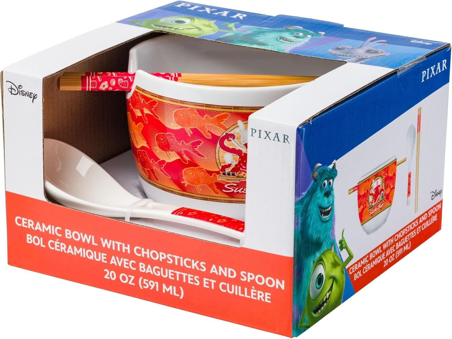 Silver Buffalo Disney Pixar Monsters Inc Harryhausen's Octopus Chef Sushi Bar 20