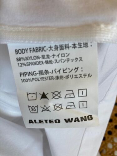 Aleteo Wang White Hooded & Long Sleeved Zip up Jacket UPF 50+ Light Weight Airy! - Picture 9 of 9