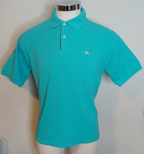 Burberry London Turquoise Blue Polo 