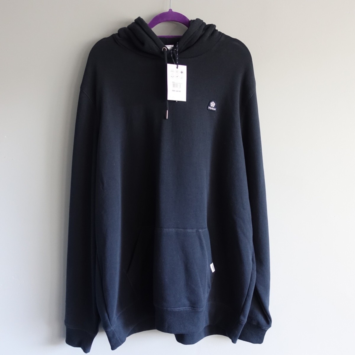Men's Hoodie Jumper Hooded Pullover Fleece Pockets Super Soft TOG