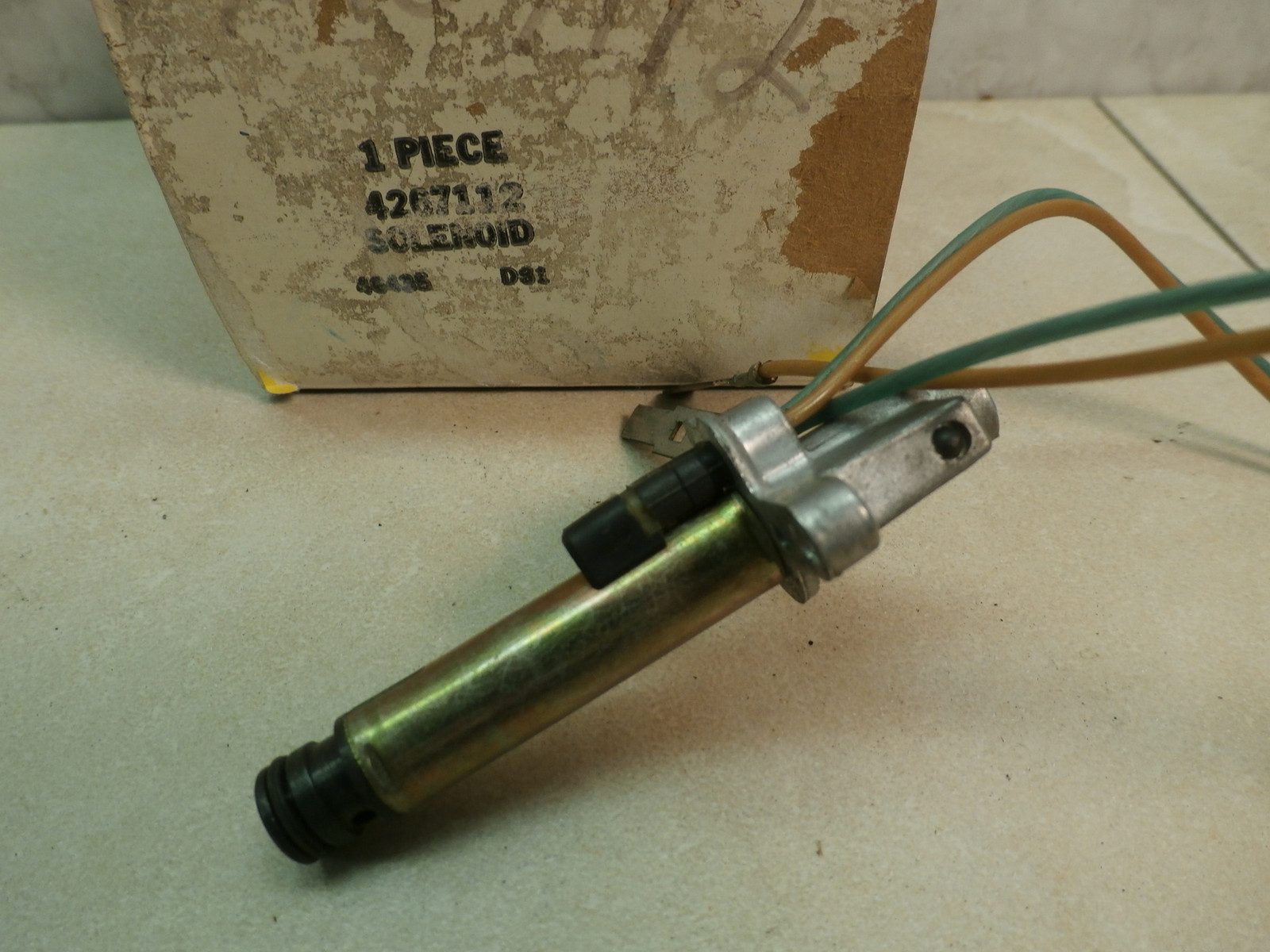 4267112 Carburetor Mixture Solenoid Assembly, OEM NOS Mopar Dodge Free