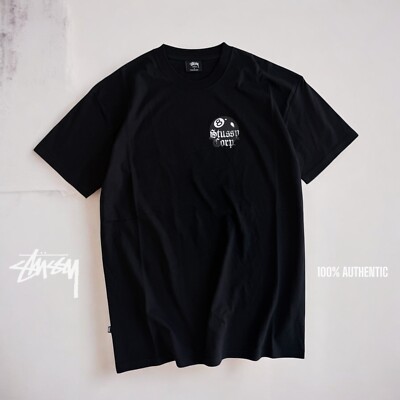 Stussy 8 Ball Corp. Tee Australia Branch- Black, 100