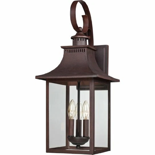 Quoizel CCR8410CU 3-Light Chancellor Outdoor Lantern in Copper Bronze - Picture 1 of 7