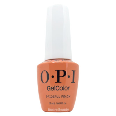 OPI Make 'em Jelly 2025 GelColor Gel Polish, Prideful Peach #GCS055 - 0.5 oz