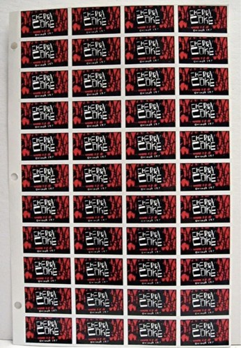 Very Rare 90’s Vintage New Cherry Coke Soda Sticker ONLY ONES ON EBAY! Coca Cola - Picture 2 of 2