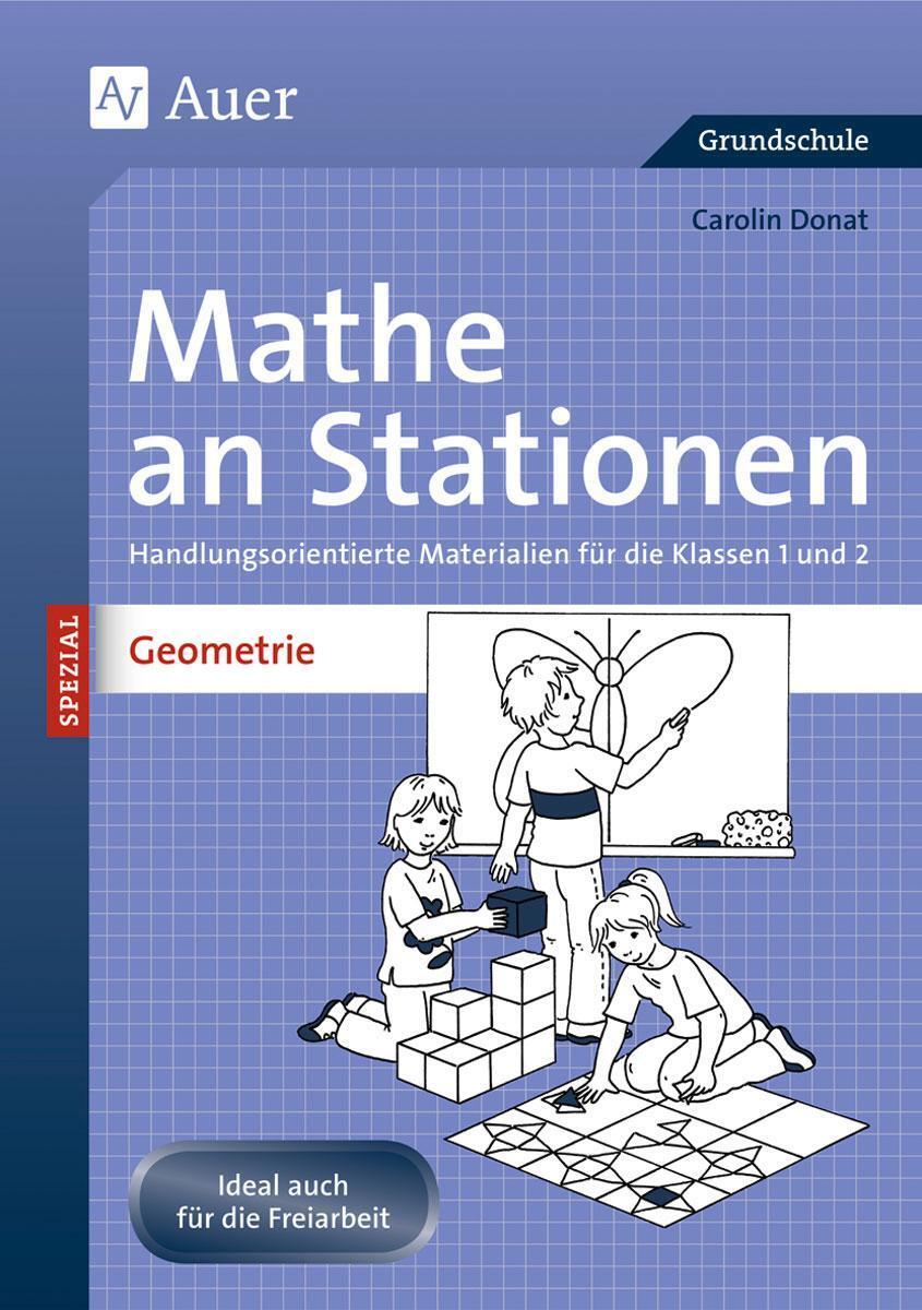 Thumbnail - Mathe An Stationen Spezial Geometrie 1+2 Carolin Donat 9783403070337