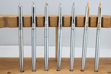 Vintage Paper Mate Profile Flighter Ballpoint Pens, 6 Finishes