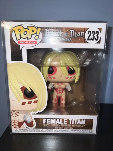 Funko Pop! Attack on Titan -Female Titan Vinyl 6" Figure (4366) W/ Pop Protector