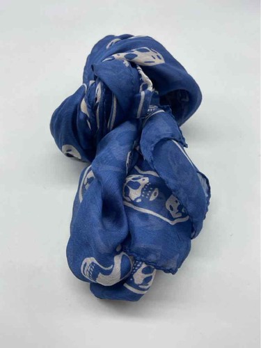 Pre-Owned Alexander McQueen Blue Scarves