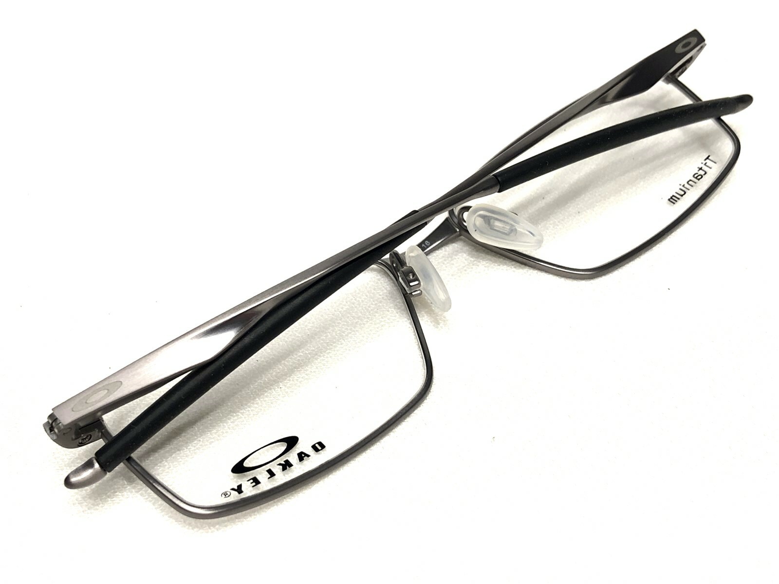 NEW Oakley Limit Switch OX5121-0355 Mens Brushed Chrome Eyeglasses Frames 55/16