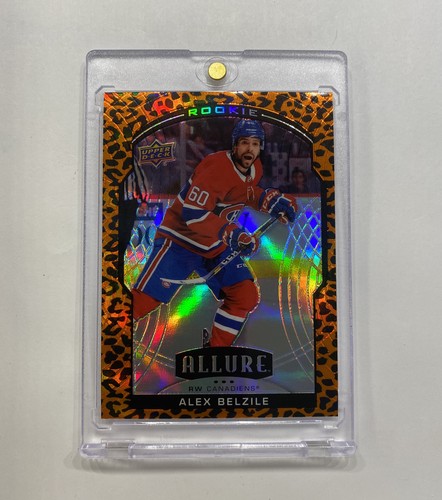 Alex Belzile /RW Canadiens RC | 2020-21 UD NHL Leopard & Base Allure Rookie Card - Picture 2 of 8