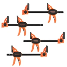 Jorgensen 4PC One-Hand Light Duty E-Z Hold Clamp/Spreader 6" Spreader/Bar Clamps