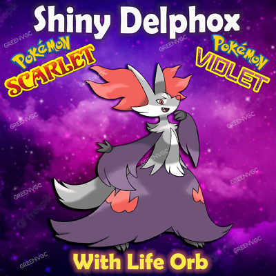 Shiny Delphox 6IV Battle Ready HA Magician | Pokemon Scarlet and Violet