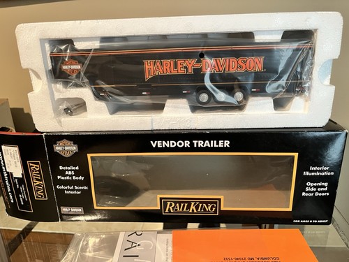 Remolque de vendedor iluminado Harley Davidson MTH RailKing 30-50039 totalmente nuevo | Zustand: New