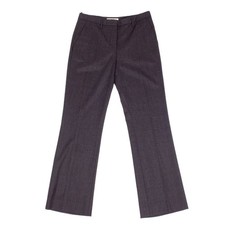 PRADA GRAY WOOL CLASSIC PANTS size 38