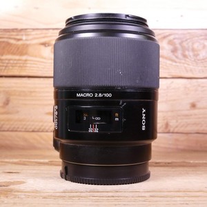 Used Sony AF 100mm F2.8 Macro Lens for A - mount