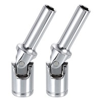 "2 StüCk 3/8\" Antrieb Kardangelenk-SteckschlüSsel 8Mm CR-V Metrisch 6 Punkt"
