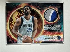 2025 Topps Basketball Flagship Spencer Dinwiddie Swish Stitch Game Used Holo /10