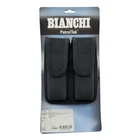Bianchi PatrolTek Double Magazine Pouch Size 4 Glock 20 21 H&K USP Black 8002