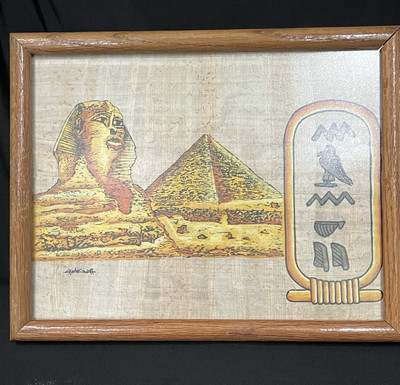 Genuine Egyptian Papyrus Paper Hand Painted