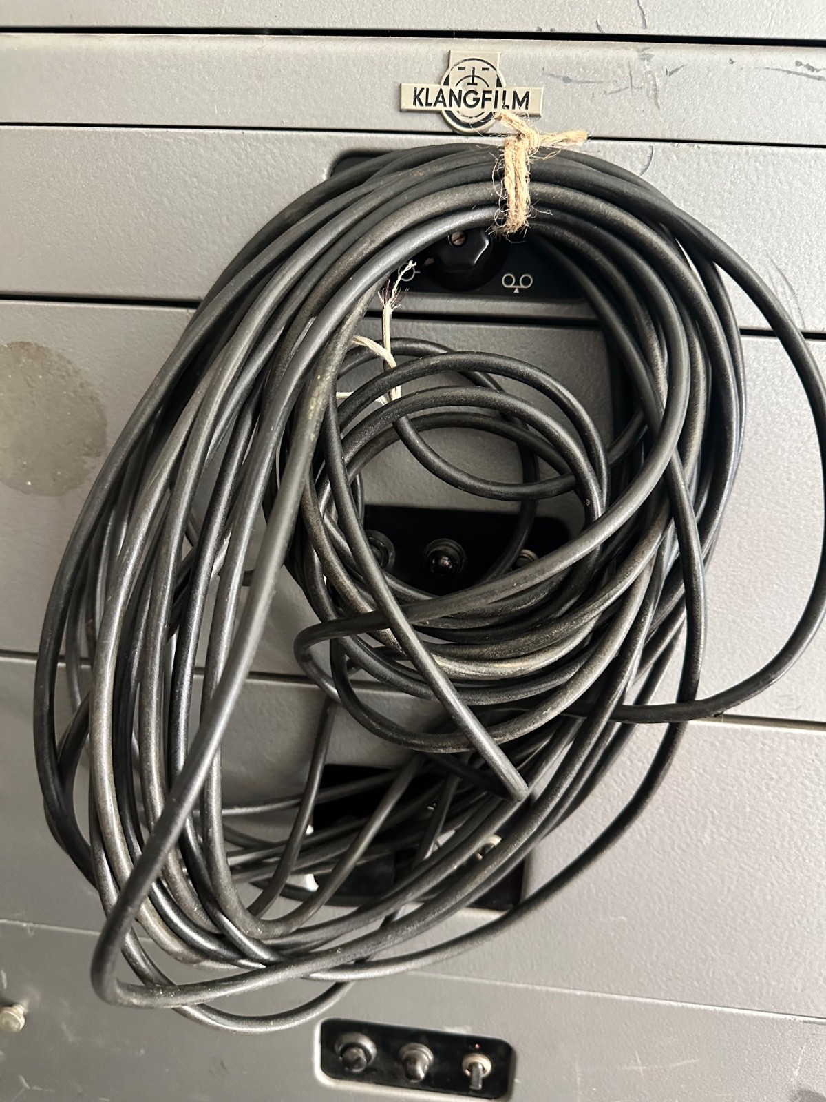 18.5 meter  Klangfilm Siemens speaker cable Eurodyn 1940ies copper !!!