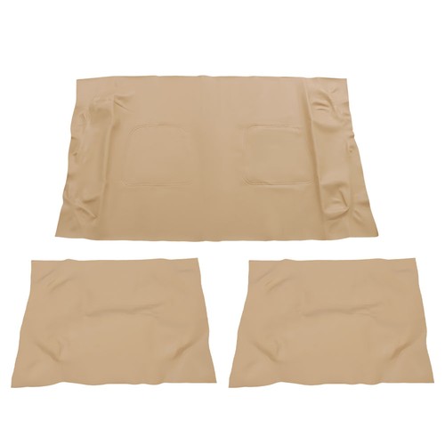 Front Seat Covers For Club Car DS Golf Cart 1982-2000.5 - White / Brown / Black - Picture 17 of 18