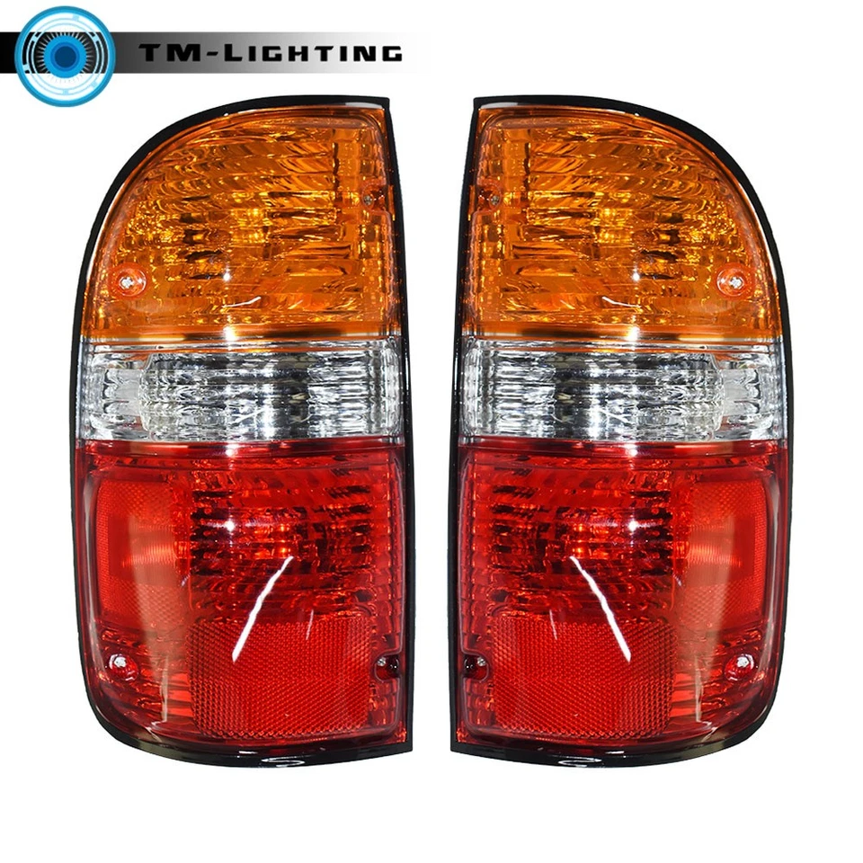 Par de lanternas traseiras com lâmpadas para 2001-2004 Toyota Tacoma lado esquerdo e direito - Imagem 3 de 4