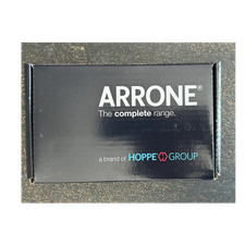 Arrone AR195-MC Keyless Push Button Door Lock Holdback Matt Chrome Silver ( x9 )