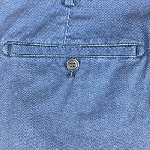 IZOD Saltwater Stretch Mens Blue Chino Shorts Size 40 Casual - Picture 5 of 14