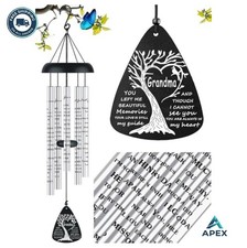 Memorial Wind Chimes 32 Inch Sympathy Gift for Grandma Loss of Loved One