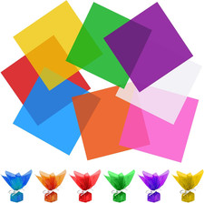 Colored Cellophane Sheets Colored Cellophane Transparent Gift Packaging 120, for