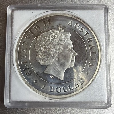 2015 1 Oz .999 Silver Perth Mint Australia $1 Australian Funnel