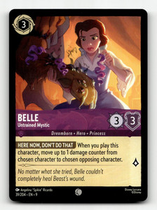 Disney Lorcana Belle - Untrained Mystic 39/204 - Fabled