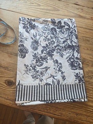 Issac Mizrahi Double Cotton Bed Sheet Or Tablecloth 68 × 96 In