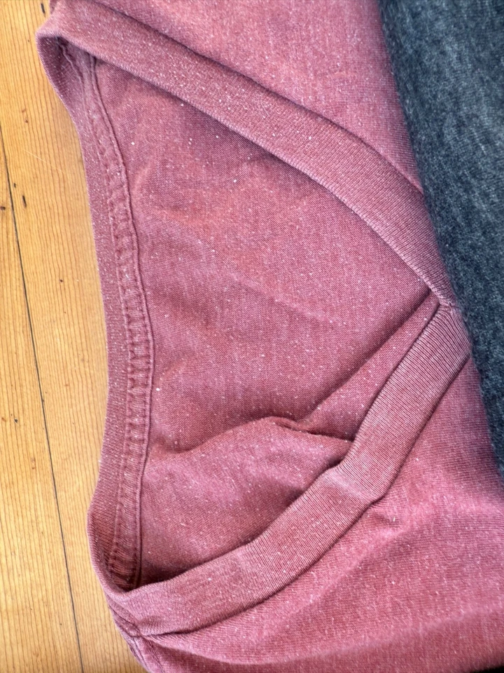 Camiseta Hombre Grande Algodón Camiseta Básica Lote De 4 UNIGLO, 2 CUELLOS V M13 Foto 3 de 4