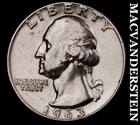 1963 Silver Washington Quarter - Scarce  Better Date  No Reserve  #M382 — photo 1