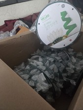 NEW - GE Energy Smart 100 LED C-9 String Lights Warm White Icicle 66ft