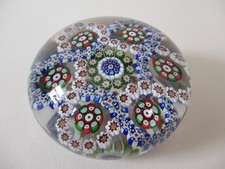 Antique BACCARAT Millefiori Garland Cane Glass Paperweight C. 1845 – 1850 VGC
