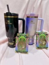 Stanley x Wicked Collector Set - Elphaba & Glinda 40 Oz Tumblers & Handle Charms