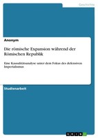 Die RöMische Expansion WäHrend Der RöMischen Republik (Buch)