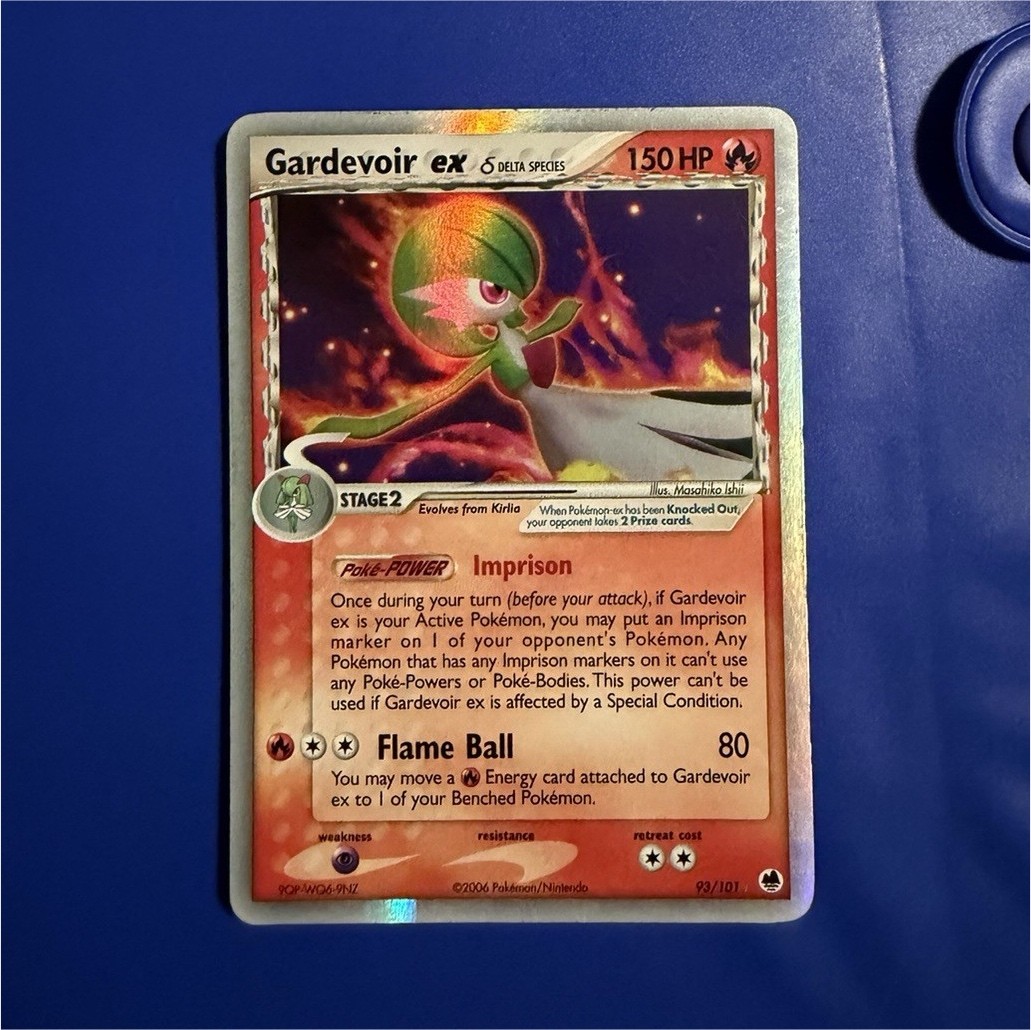 Pokémon Gardevoir ex 93/101 Dragon Frontiers Delta Species Holo 150 HP Ultra Ra…